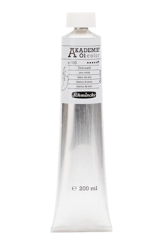 Schmincke Akademie Öl Color Yağlı Boya 200 Ml Seri 1 100 Zinc White Karışık, Çok Renkli
