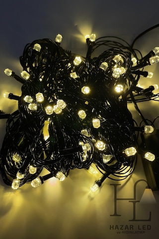 10 Metre 100 Ledli Gün Işığı İp Led Eklemeli Fonksiyonlu Dekoratif Led Işık Yılbaşı Süsü Çam Ağacı Işığı Gün Işığı