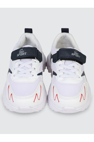 Civil Sport Erkek Çocuk Spor Ayakkabı 26-30 Numara Beyaz-lacivert Beyaz-lacivert