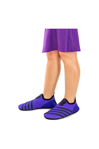 Kiko Kids Enigma Havuz Plaj Kız Çocuk Deniz Ayakkabısı 7501 Mor - Siyah Mor - Siyah