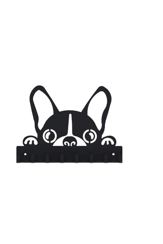 Lazer Anahtar Askısı Köpekcik Mat Siyah Mat Siyah