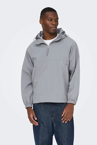 Only & Sons Erkek Mont 22036737 Gri Gri