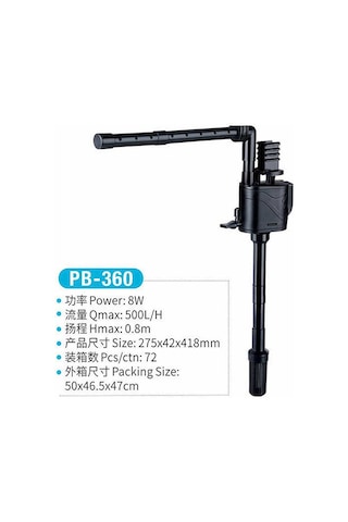 Jeneca Pb-360 Şelale Filtre Pompası