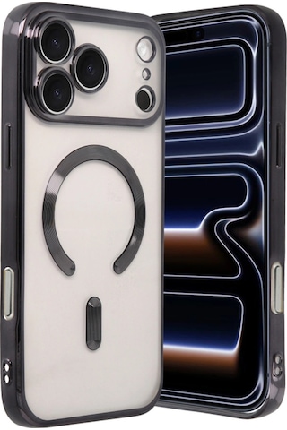 Apple, Uyumlu iPhone 17 Pro Max Kross Magneticsafe Kapak Siyah