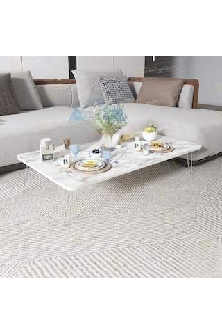 Yeni Model Dikdörtgen Yer Sofrası 60 90 Ahşap