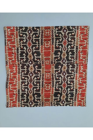 dijital baskılı desenli kumaş kaplama puf