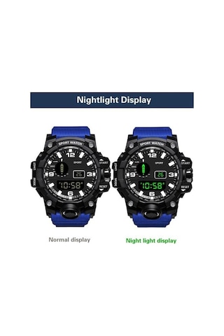 Maoyaya Çok Fonksiyonlu Açık Spor Saat Şık Tasarım Dayanıklı Kayış Koşu İzle Erkek Kadın Öğrenci Aksesuarları