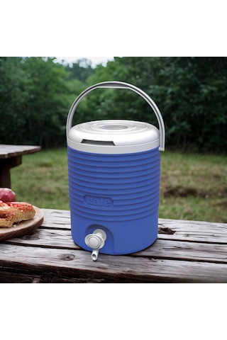 Buzluk Termos Set-25 Lt Buzluk Termos Eps 1066 Coolerbox +6.5 Lt Erciyes Piknik Termos 1403 Cooler Jug Mavi