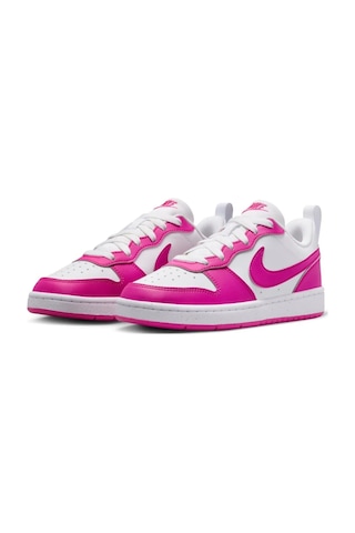 Nike Court Borough Low Gs Recraft Beyaz-mor Günlük Spor Ayakkabı Beyaz - Mor