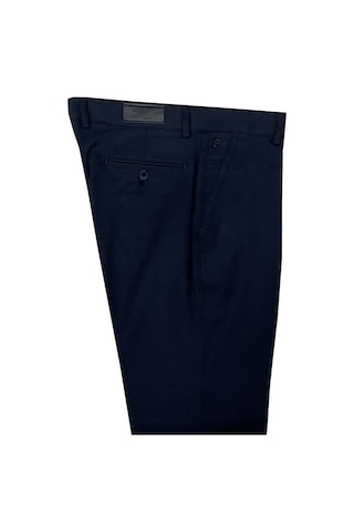 Classics Men Caserta Klasik Fit Likralı Erkek Kanvas Pantolon - 7516 Lacivert