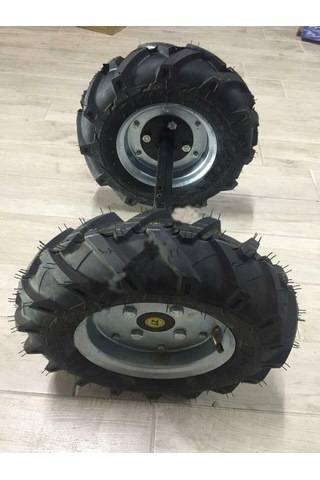 Çapa Makinası Teker Takımı 4.00 X 80 27 Mm Sabit Aks-44242