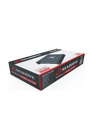 Massive MS-B3500.4K 3000 Watt 4 Kanal Amplifikatör