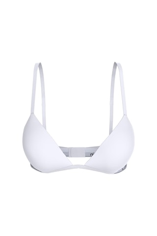Calvin Klein Hafif Dolgulu Derin Dekolteli Beyaz Sütyen-16407