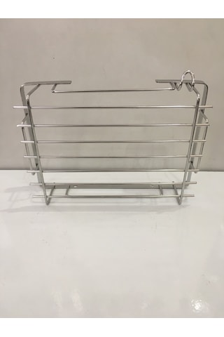 Mabello Banyo Duş Rafı 225x15 Tekli Kare Süngerlik Krom Çok Renkli