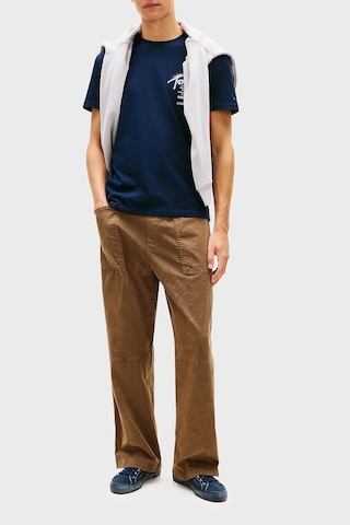Tommy Jeans Erkek T Shirt Dm0dm22553 C1g Lacivert Lacivert