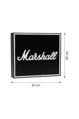 Marshall Tasarımlı Dekoratif Aydınlatma Gece Lambası 22x20cm Çok Renkli