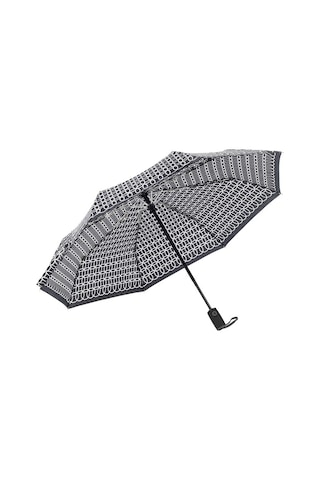Marlux Siyah Geometrik Desenli Tam Otomatik Kadın Şemsiye M21Mar-Siyah Siyah Siyah - Siyah