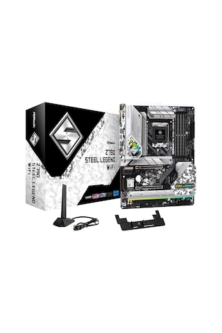 Asrock Z790 Steel Legend WIFI Intel Z790 7200 MHz (OC) DDR5 Soket 1700 ATX Anakart
