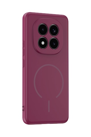 Gpack Xiaomi Redmi Note 15 Pro Plus 5g Kılıf Meta Araç Tutucu Özellikli Silikon Mor