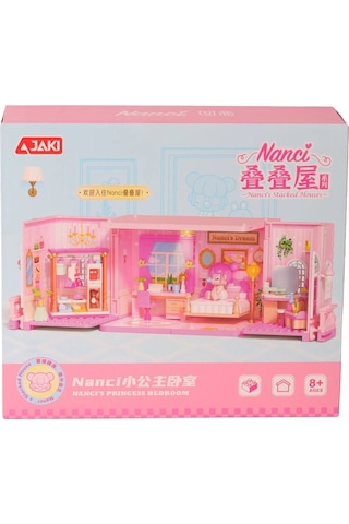 Hk132 Jaki Küçük Prenses Yatak Odası 247 Parça Block Oyuncak