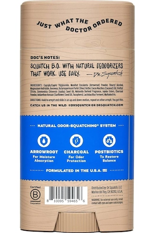 Dr. Squatch Fresh Falls Erkek Stick Deodorant 75 G