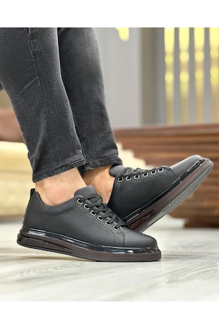 Dropland 8950 Deri Erkek Casual Ayakkabı Siyah