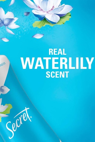 Secret Waterlily Antiperspirant Kuru Sprey Deodorant 116gr