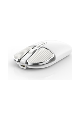 Geeksen Kablosuz T600 Mouse: 2.4g+bluetooth, Sessiz Tasarım, Şarj Edilebilir 500mah Pil, Uv Kaplama Diğer