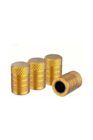 Moveevo Altın Renkli Alüminyum Jant Vana Kapağı - Korozyona Dayanıklı, Toz Ve Nem Koruyucu, Araçlar İçin Kolay Kurulum