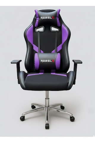 Oyuncu Koltuğu Basic Krom Ayak Mor Renk