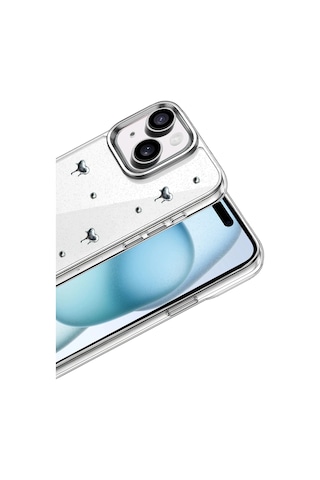Newface - 688 - Apple iPhone Uyumlu 15 Fiyonk Desenli Kapak - - Glblseme - Desen 1