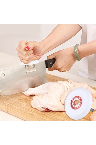 Cbtx Yaratıcı Meıya Mutfak Gerekli Gıda Sebze Kesme Güçlendirici Bıçak Kapağı Beyaz