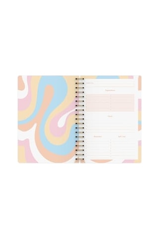 Süresiz Planlayıcı Spiralli Ajanda Defter Botanical 17x24 Cm Genel
