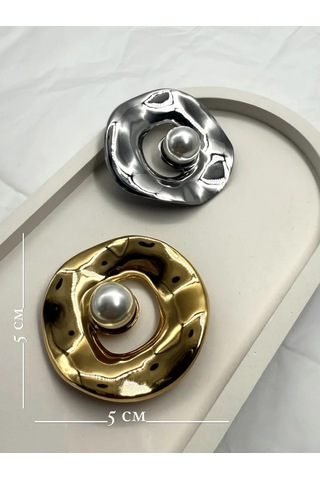 Best Price 34 Orijinal Şık İnci Broş 370345889 Altın Rengi