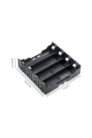 18650 Pil Yuvası - Pcb Montajlı Dörtlü(4) 4 Pil için