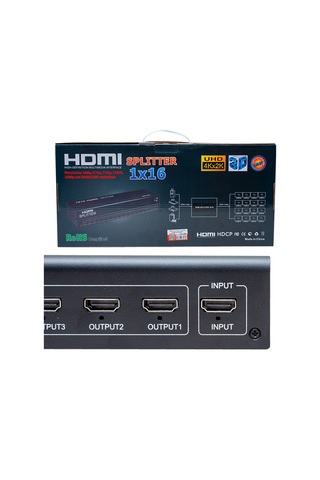 Lunatic 7013 Hdmı Splıtter 1 16 4k 16 Port 1080p 4k X 2k 3d 16 Port Hdmı Splıtter Dağıtıcı