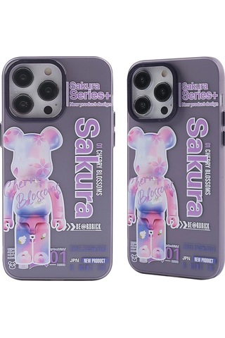 iPhone Uyumlu 13 Pro Kılıf Prada Desenli Kapak - Prada Mor - 1