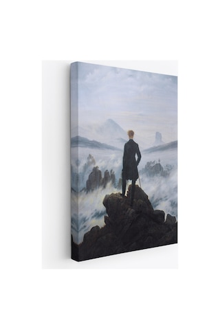 Caspar David Friedrich'in Sis Denizinin Üstündeki Gezgin İsimli Eseri Kanvas Tablo