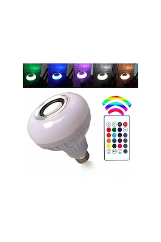 Rgb Bluetooth Hoparlörlü Ampul