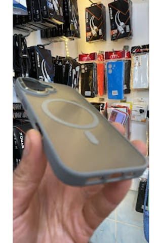 Apple Uyumlu iPhone16 Kamera Korumalı Mat Magsafe Wireless Şarj Destekli Renkli 45658