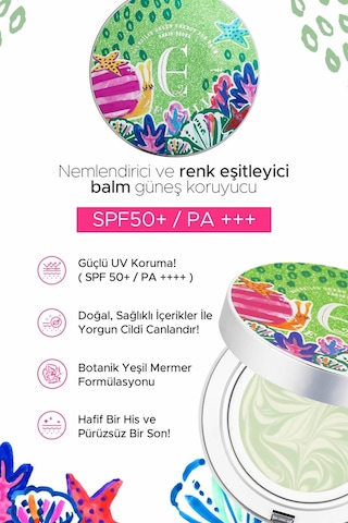 Elensilia Renk Eşitleyici Balm Doğal Güneş Kremi Spf 50 / Pa Green Energy Sun Balm