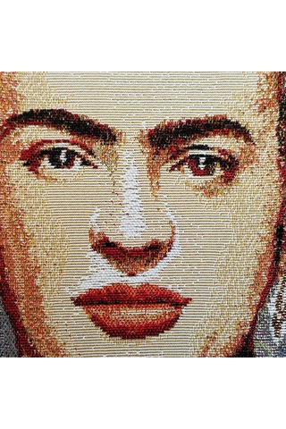 K36-Dokuma Goblen Kırlent Kılıfı