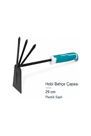 Tr Hobi Bahçe Çapası 29 Cm Toprak Kazma Çapalama El Aleti Metal Başlıklı Plasttik Saplı Mini El Çapası