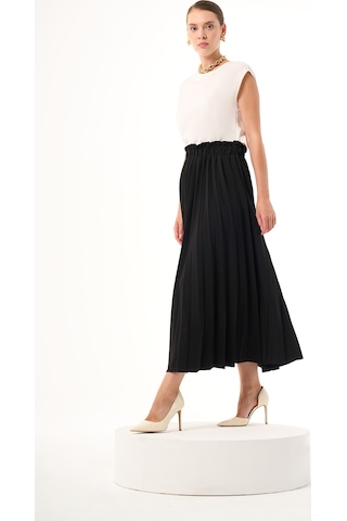 Bsc Pliseli Siyah Etek 001