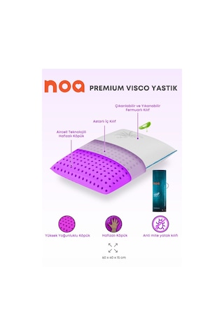 Noa Yatak Premium Visco Yastik