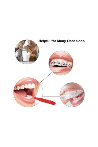 Samdoo Ağız Bakımı Aletleri: 2mm Kırmızı Ve 2.5mm Mavi Diş Arası Fırçalar, Yumuşak Telli, Aile İçin Uygun, 30 Adet Paket