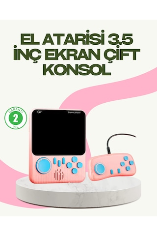 666 Oyunlu Game Console Tv Çift Gamepad Desteği