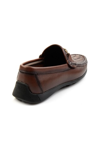 Bambi Kahve Leather Erkek Loafer Ayakkabı E01557255316 Kahve