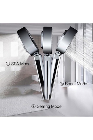 Yayke 3 Aşama Şampuanlı Sihirli Spa El Duş Başlığı Banyo Diğer