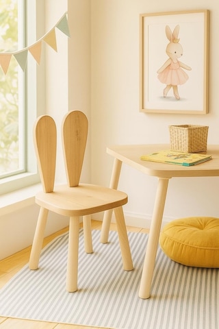 Reyo Montessori Tavşancık Çocuk Sandalyesi - 1 Adet Diğer